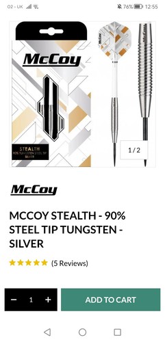 Mccoy stealth tungsten - stealth, 90%